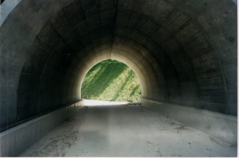 紫尾田牧園線下深川工事