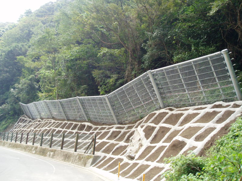 日田鹿本線道路整備（災害防除）工事