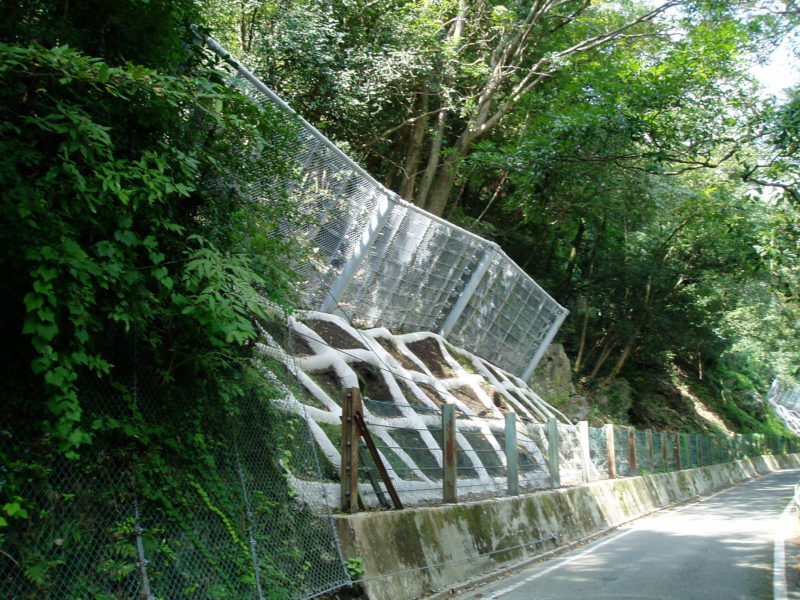 日田鹿本線道路整備（災害防除）工事