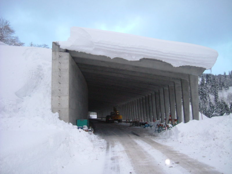 国道３５３号辰ノ口防雪工事