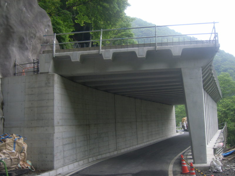 南アルプス公園線奈良田災害防除工事