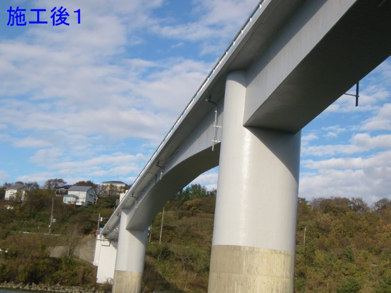 国道４０２号野積橋保護塗装工事