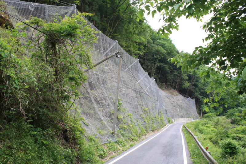 若代方谷線道路防災工事（落石対策）