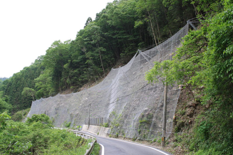 若代方谷線道路防災工事（落石対策）