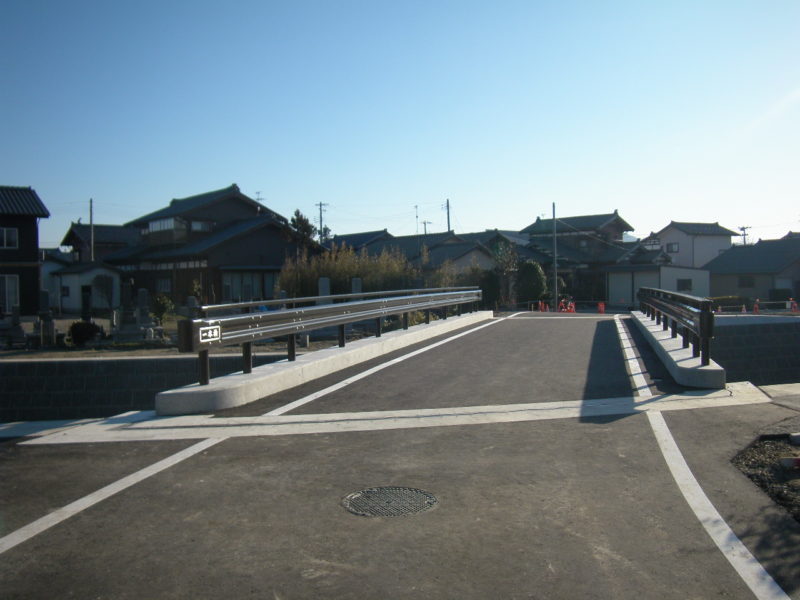 烏川広域河川改修市道橋工事