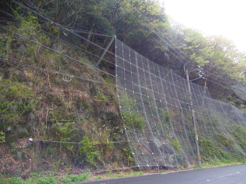 佐田八神線大呂工区道路（災害防除）工事その１