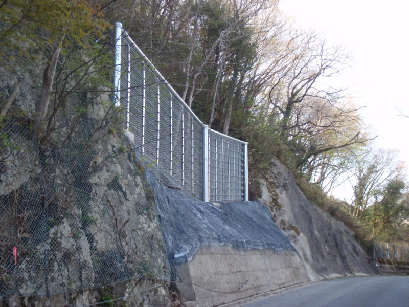 中福田湯原線道路防災工事