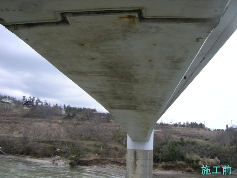 国道４０２号野積橋保護塗装工事