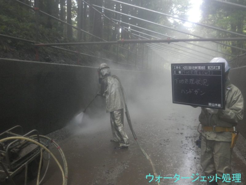 三面川左岸（１期）地区　第２５次工事