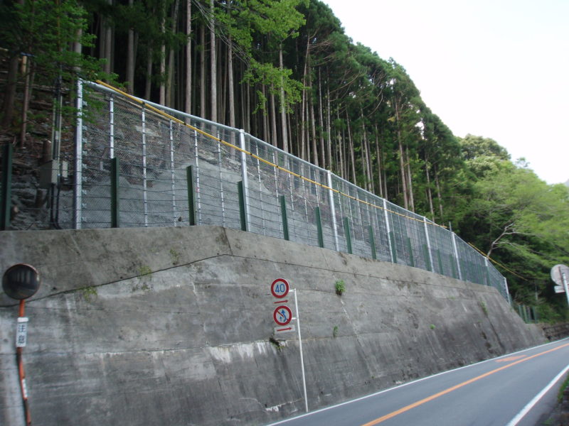 国道１５２号道路防災工事（西川トンネル北）