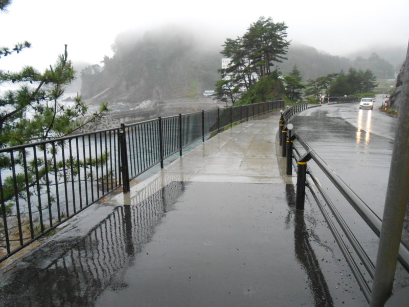 岩泉平井賀普代線田野畑歩道工事