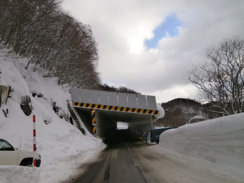 国道１０５号地方道路交付金工事（雪寒）