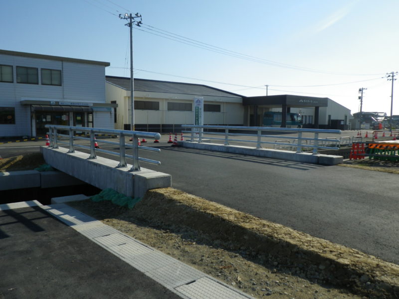 二級河川郷本川広域河川ＪＡ乗入橋（上流）工事