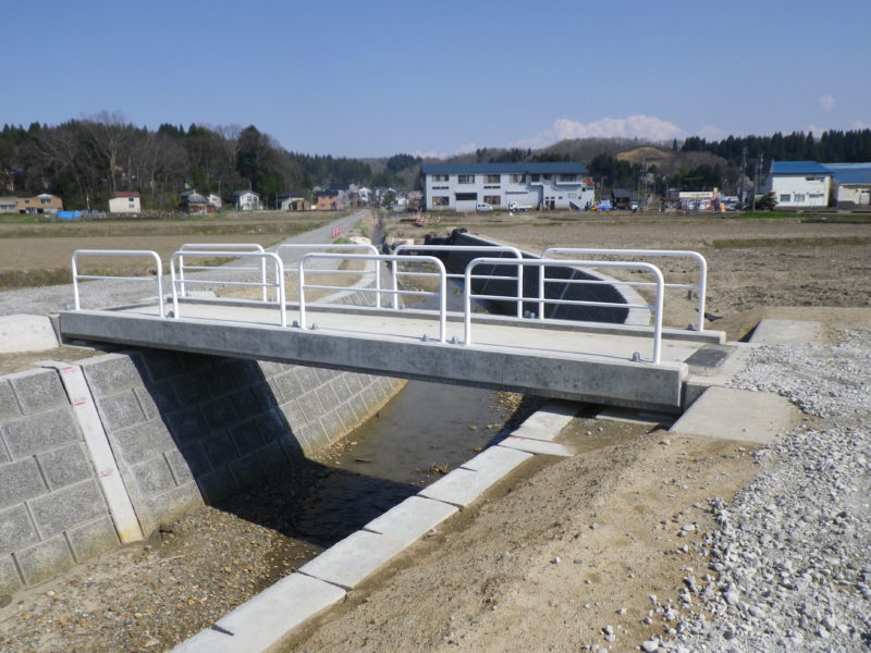 一級河川上栗川河川整備工事