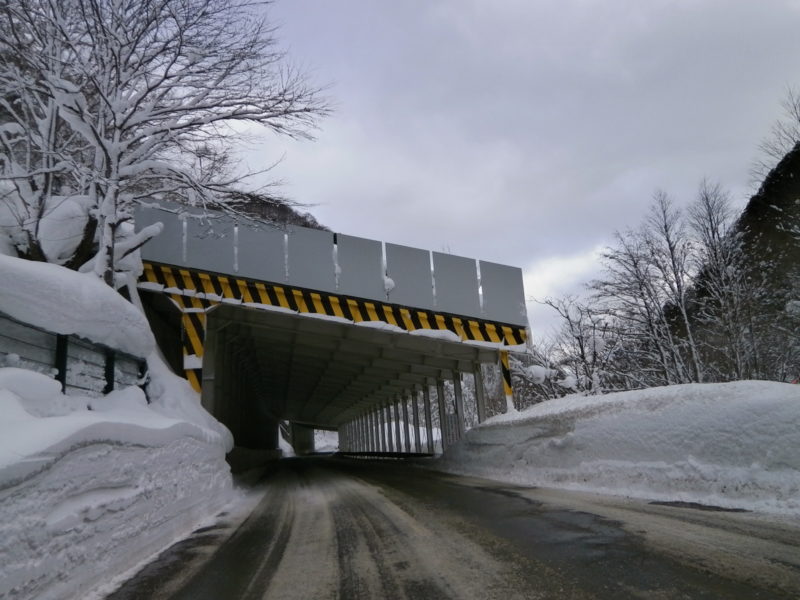 国道１０５号地方道路交付金工事（雪寒）