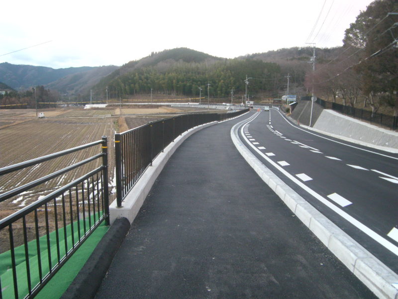 県道上笠間八幡名張線道路改良工事