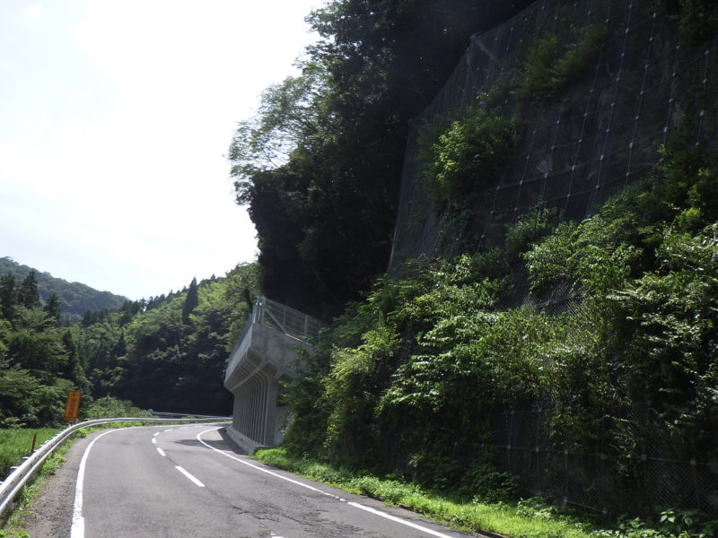 県道佐田八神線大呂工区防災安全交付金（災害防除）工事その２