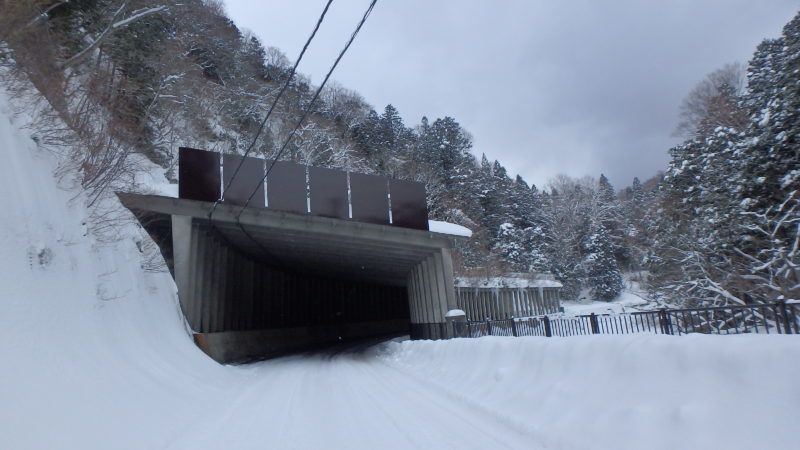 むつ恐山公園大畑線防雪施設整備工事