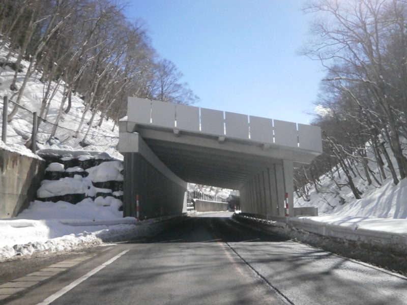 国道４８号岳山地区スノーシェッド上部工工事