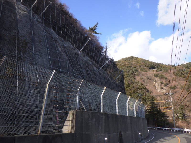 県道寒霞渓公園線道路災害防除工事