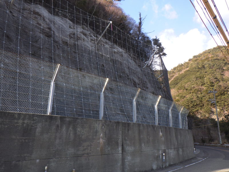 県道寒霞渓公園線道路災害防除工事