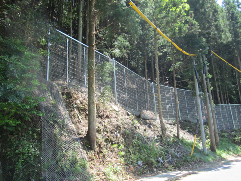 国道191号道路災害防除工事（坪野1工区）