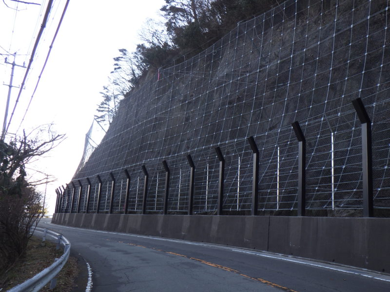 県道寒霞渓公園線道路災害防除工事