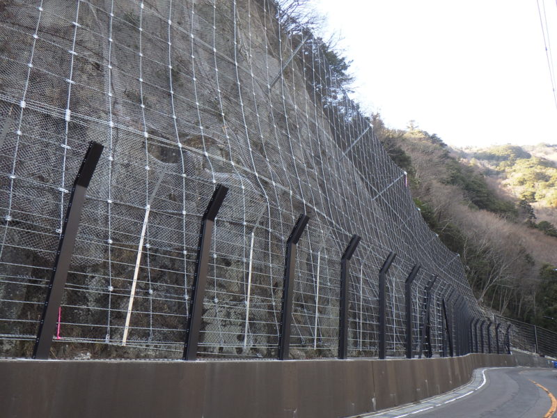 県道寒霞渓公園線道路災害防除工事