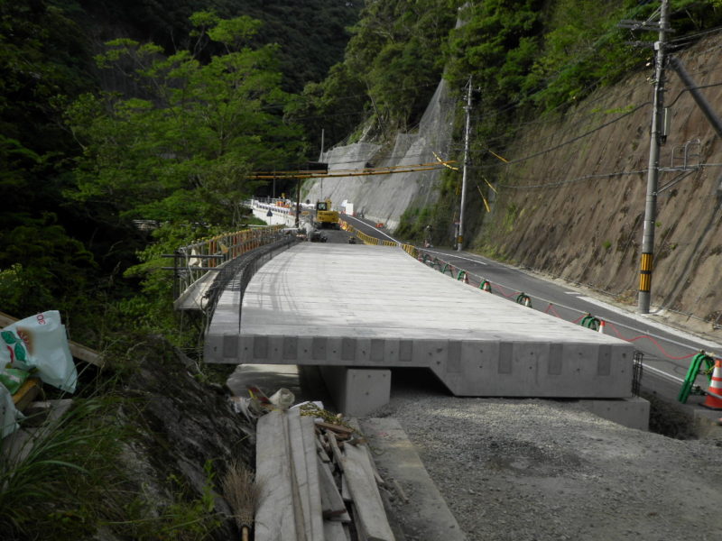 国道２１９号十五番工区道路改良工事