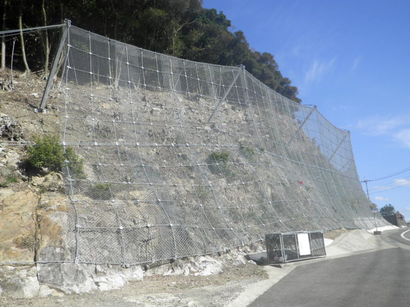 県道日ノ島猿浦線道路災害防除工事（９工区）