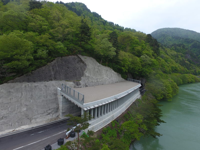 国道４５９号防災安全（災防・補正）文月ロックシェッド工事