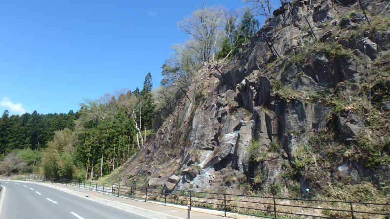 国道３４２号厳美地区道路災害防除（法面工）工事