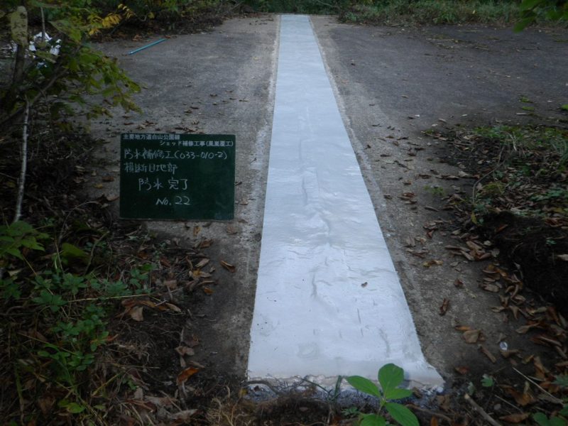 主要地方道白山公園線シェッド補修工事（風嵐覆工）