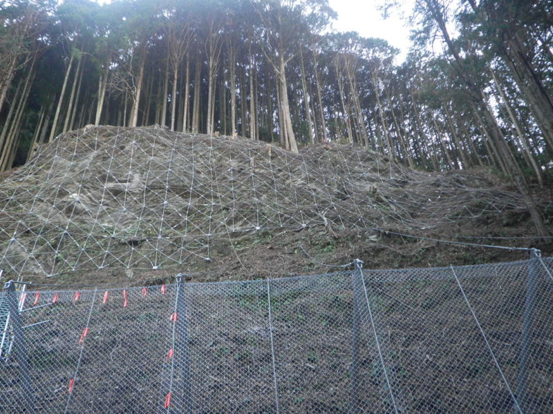 県道渡ヶ島横山線道路防災工事（月）