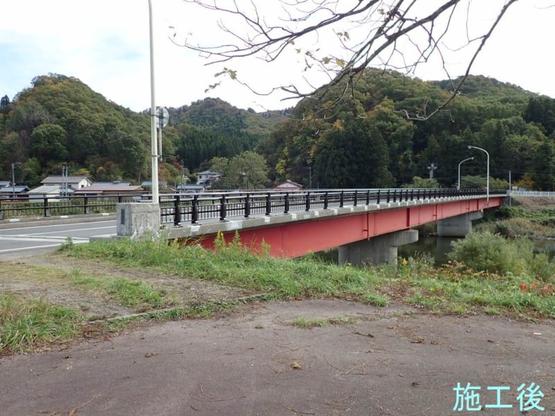 主要地方道新発田津川線防災安全（県単橋梁補修）五十沢橋補修工事