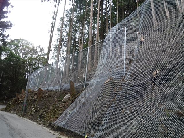 市道佐久間地八線道路防災工事