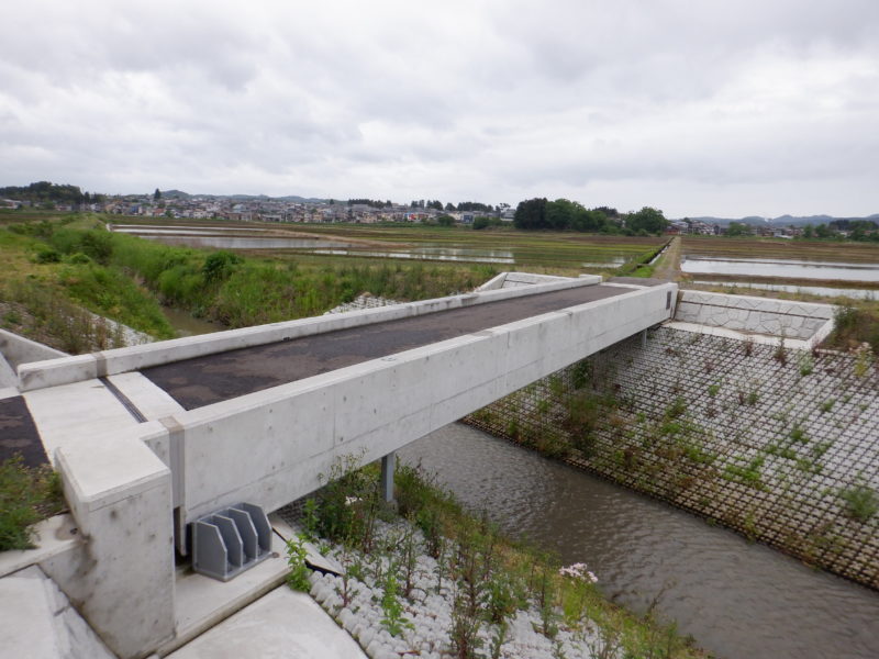 菖蒲川広域河川一級（防災安全緊急）農道橋架替工事