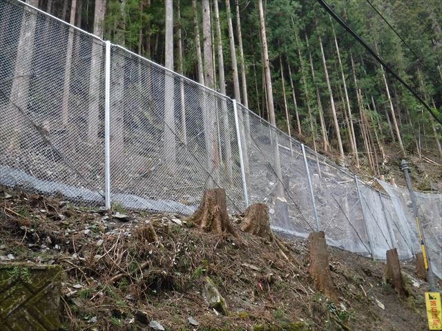 市道佐久間地八線道路防災工事