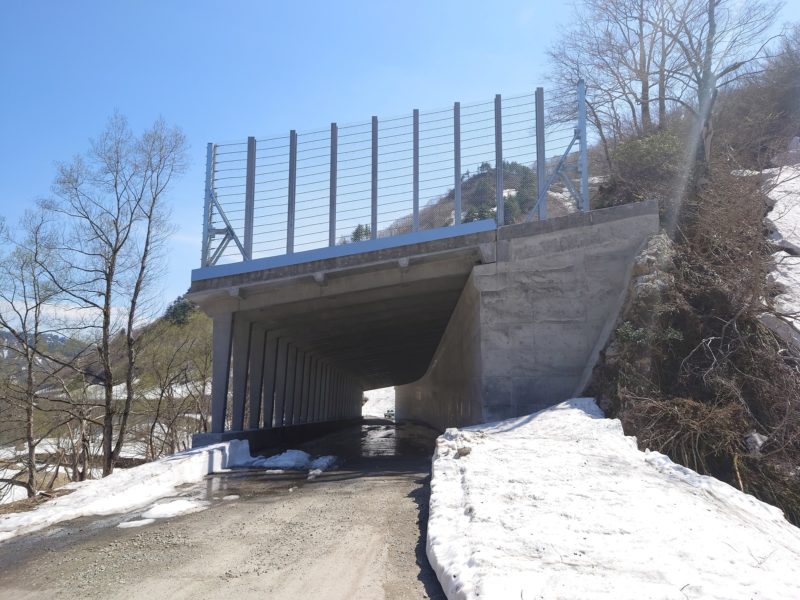 国道２８９号 道路橋りょう整備（再復）工事（防雪）