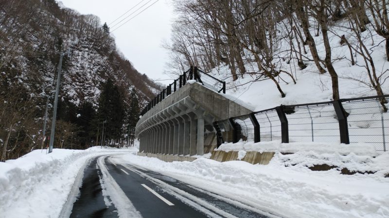 国道４０１号 道路橋りょう整備（再復）工事（道路改良）