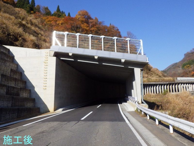 国道３５３号 防交雪寒スノーシェッド工事