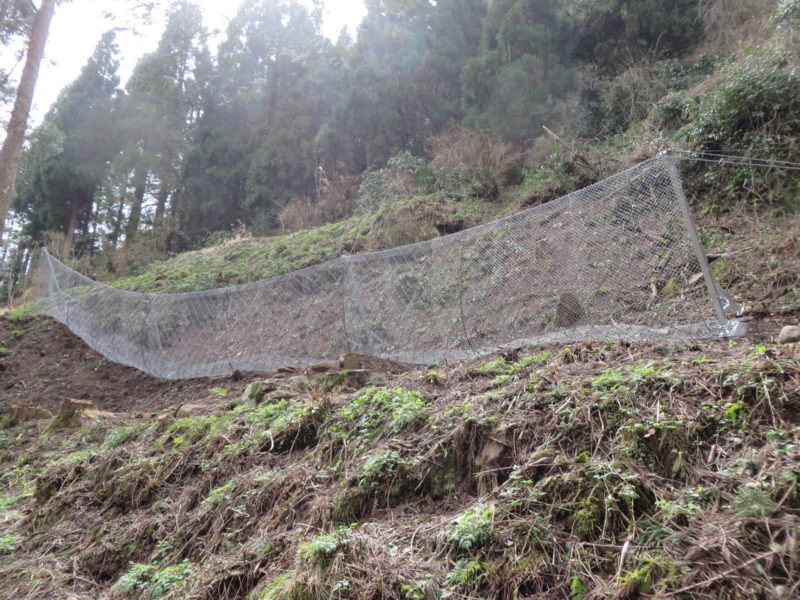 八葉寺地区復旧治山工事