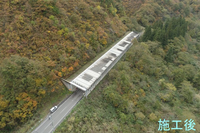 国道２８９号道路更新防災（洞門補修）大江SS補修工事