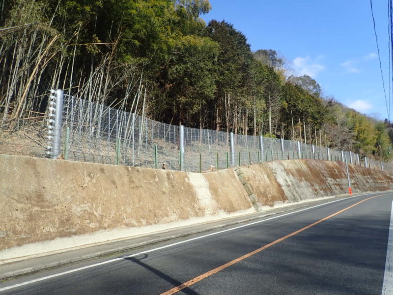 国道３１３号 53-3-1 公共 道路工事（落石防護柵工）