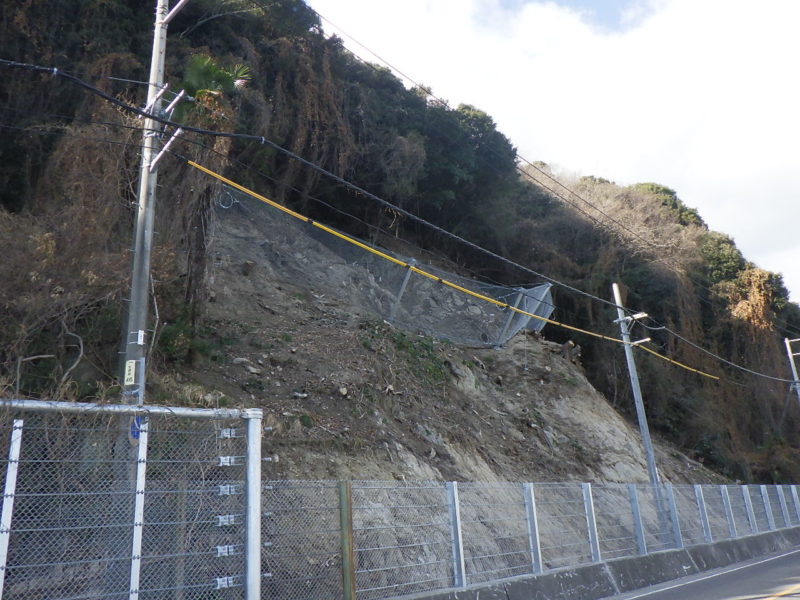 国道３１７号 道路災害防除工事（落石防護工）