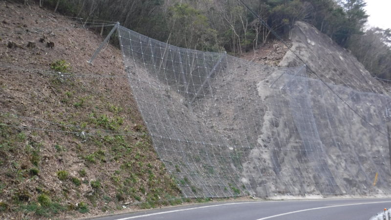 新南陽津和野線（椛谷工区）土砂災害補助（災害防除）工事