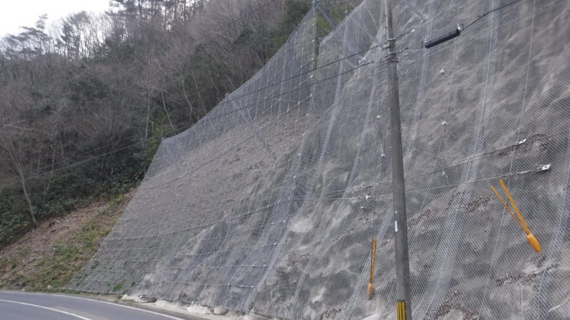 新南陽津和野線（椛谷工区）土砂災害補助（災害防除）工事