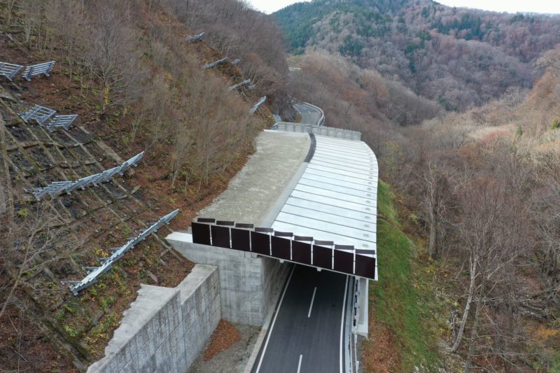 川内佐井線道路改良工事（湯ノ川越スノーシェッド）