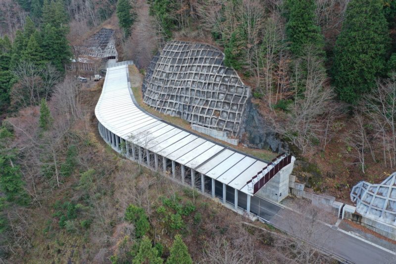 川内佐井線道路改良工事（田野沢山２号スノーシェッド）