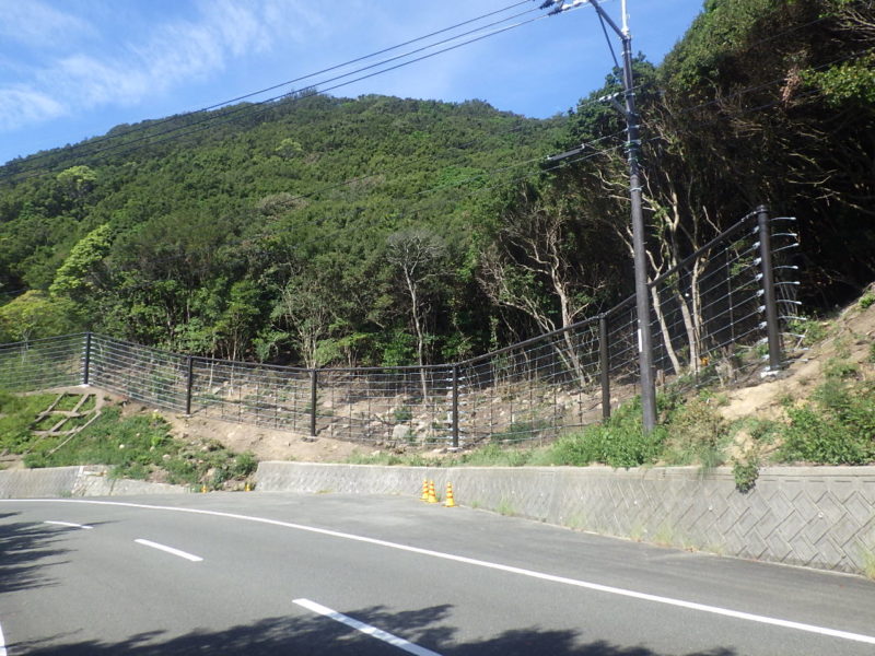 県道土庄福田線（吉田東工区）道路整備工事（第５工区）（法面工）